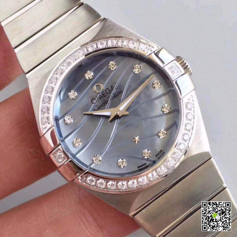 Replica 0me*ga Constellation Series 123.15.24.60.55.006 1:1 Best Edition Swiss Quartz