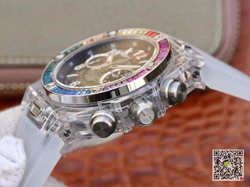 Replica Hublot Big Bang Unico 411.JX.4802.RT Mechanical Watches 1:1 Best Edition Swiss ETA1242 Rubber Strap