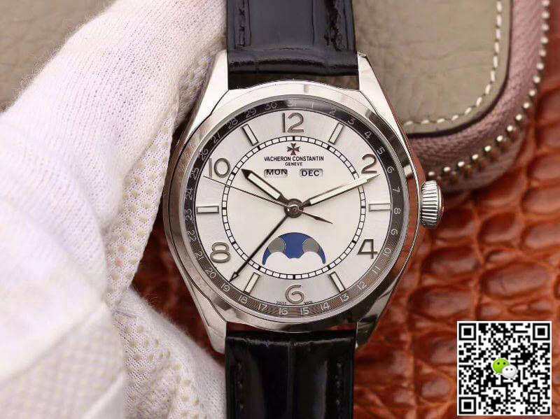 Replica Vacheron C0nstan1n FiftySix Day-Date 4000E/000A-B439 1:1 Best Edition Swiss ETA2460-QCL White Dial