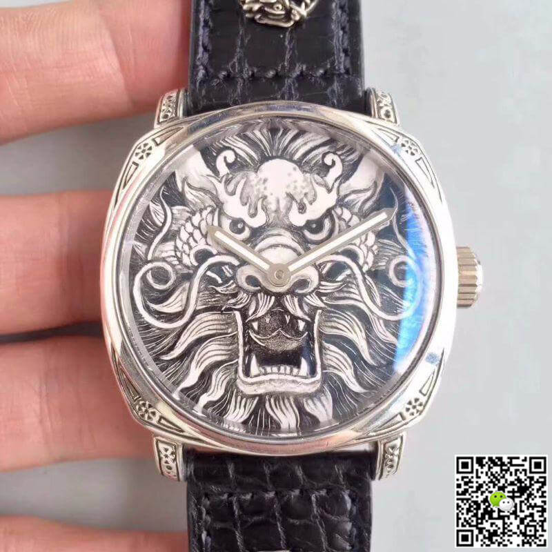 Pa*e*a1 Replica RADIOMIR FIRENZE 1:1 Best Edition Swiss ETA P9000 Black Cowhide Leather Strap