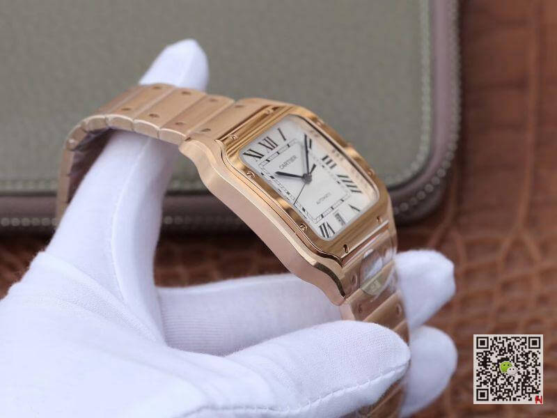 Ca*t1er Watch Rep De Santos Stainless Steel Case BV