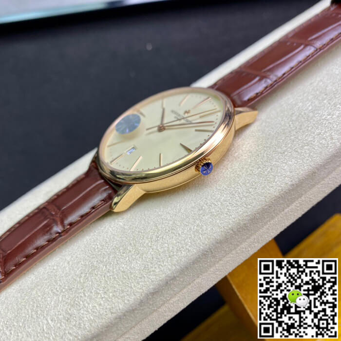 Vacheron C0nstan1n Replica Patrimony 85180/000J-9231 1:1 Best Edition MKS Factory Silvery White Dial