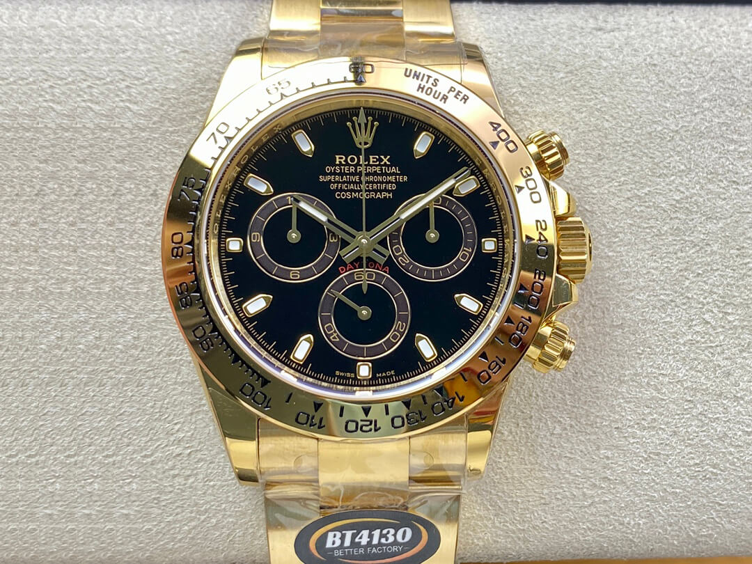 Replica R01ex Daytona M116508-0004 1:1 Best Edition BT Factory Yellow Gold