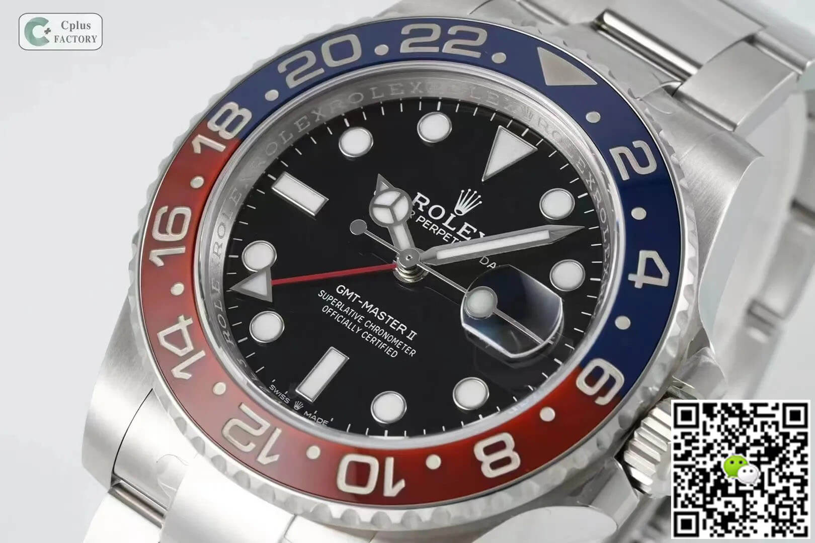 Replica R01ex GMT Master II M126710BLRO-0002 1:1 Best Edition C+ Factory Red Blue Bezel