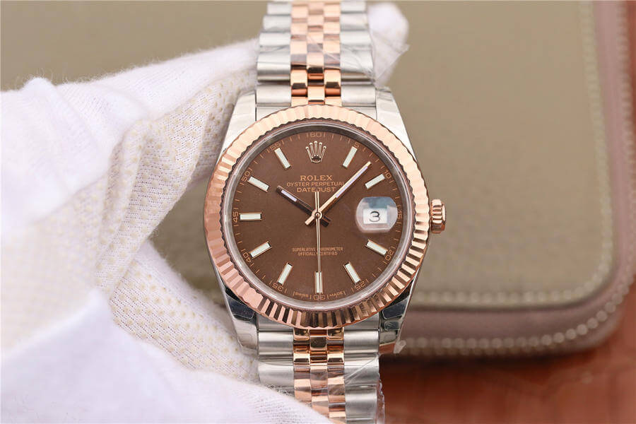 Replica R01ex Datejust M126331-0002 1:1 Best Edition EW Factory Rose Gold