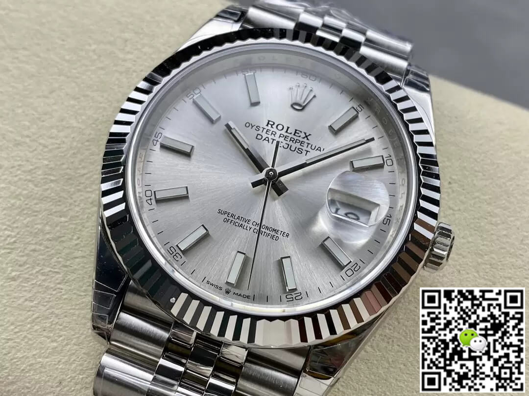 Replica R01ex Datejust M126334-0004 1:1 Best Edition VS Factory Silver Dial