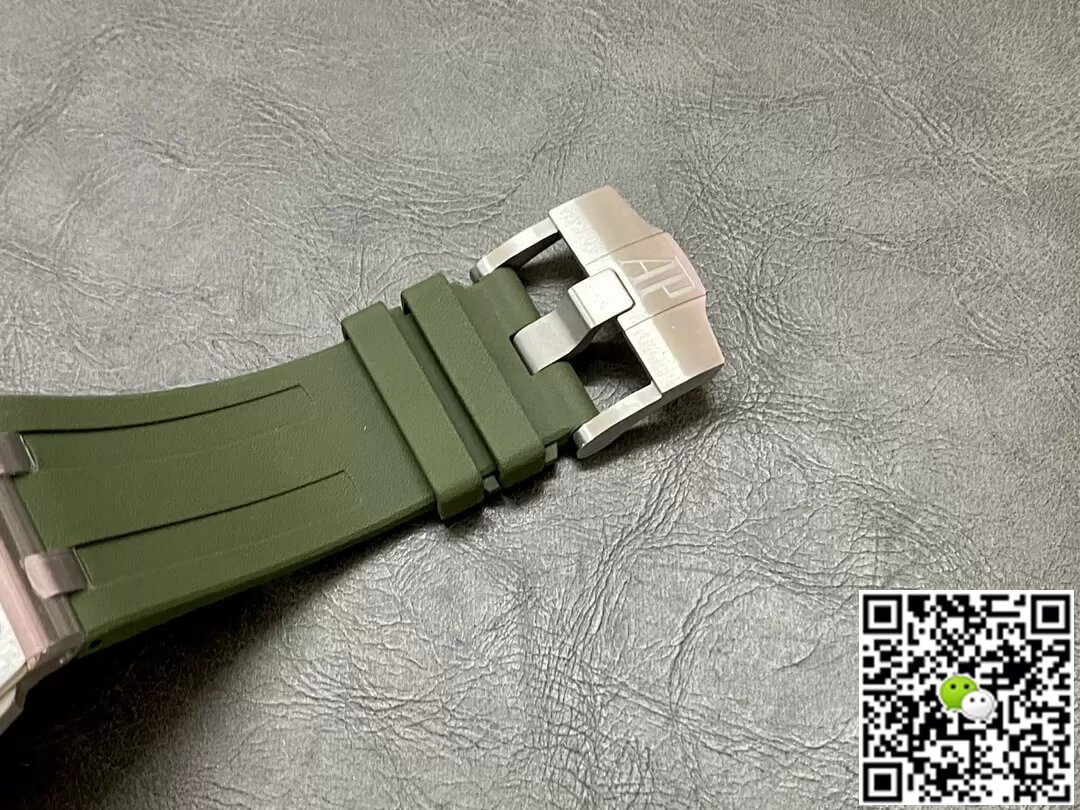 Replica Audemars P1g*et Royal Oak Offshore 15710ST.OO.A052CA.01 1:1 Best Edition APS Factory Green Dial