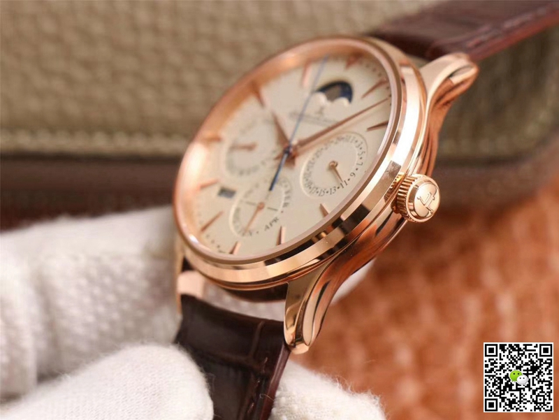 Replica Jaeger LeCoultre Master Ultra Thin 1302520 1:1 Best Edition V9 Factory Rose Gold Swiss ETA868