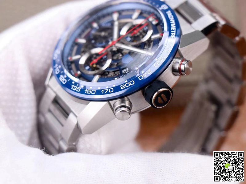Replica Tag Heuer Carrera Calibre Heuer 01 CAR201T.BA0766 Chronograph 1:1 Best Edition XF Factory Blue Dial Swiss Calibre 01