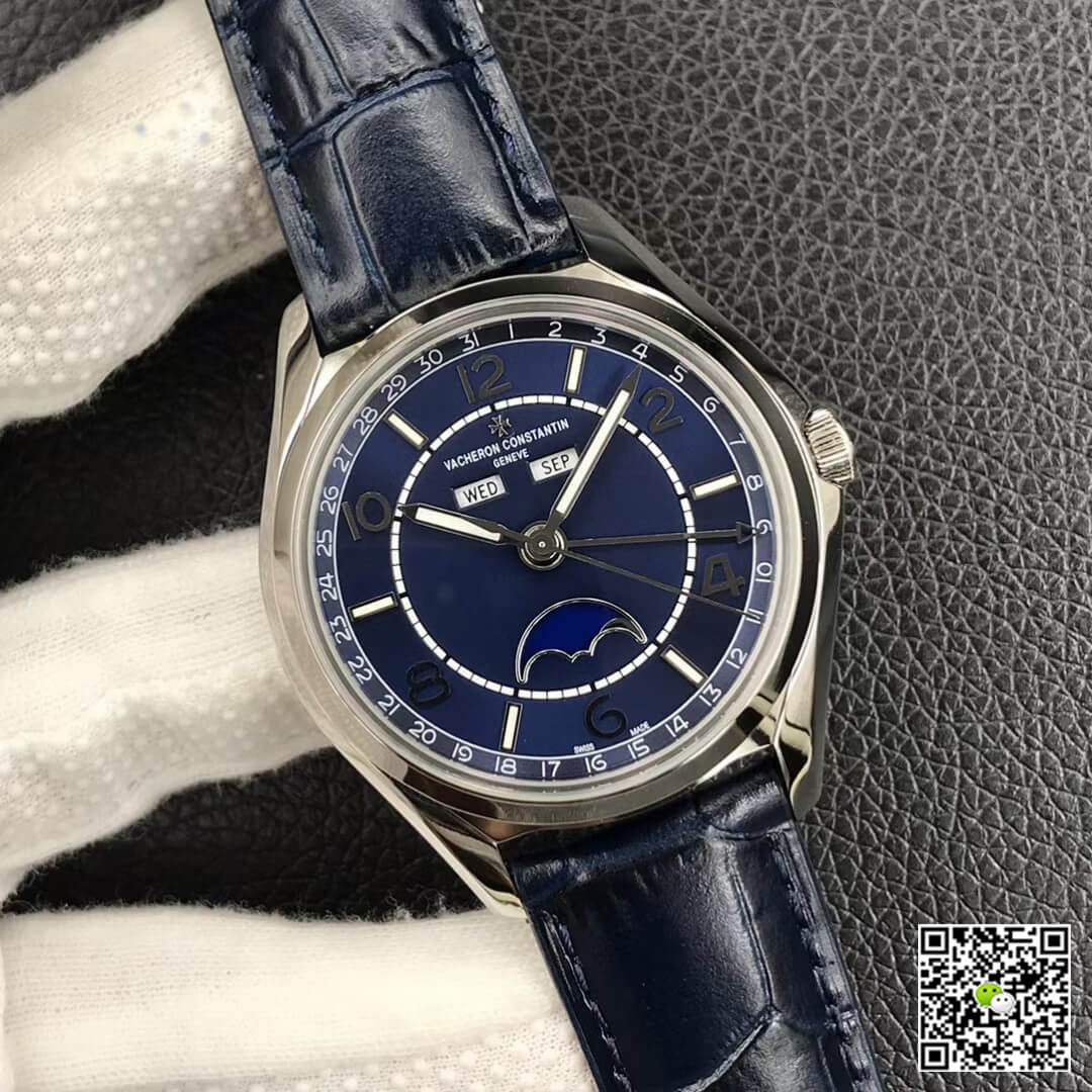 Replica Vacheron C0nstan1n FiftySix Day-Date 4000E/000A-B548 1:1 Best Edition ZF Factory Blue Dial