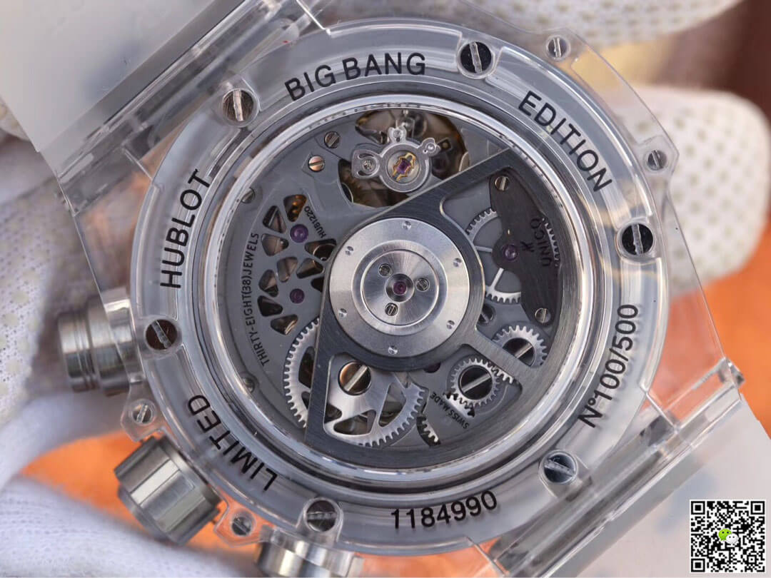 Replica Hublot Big Bang 411.JX.4802.RT 1:1 Best Edition White Rubber Strap