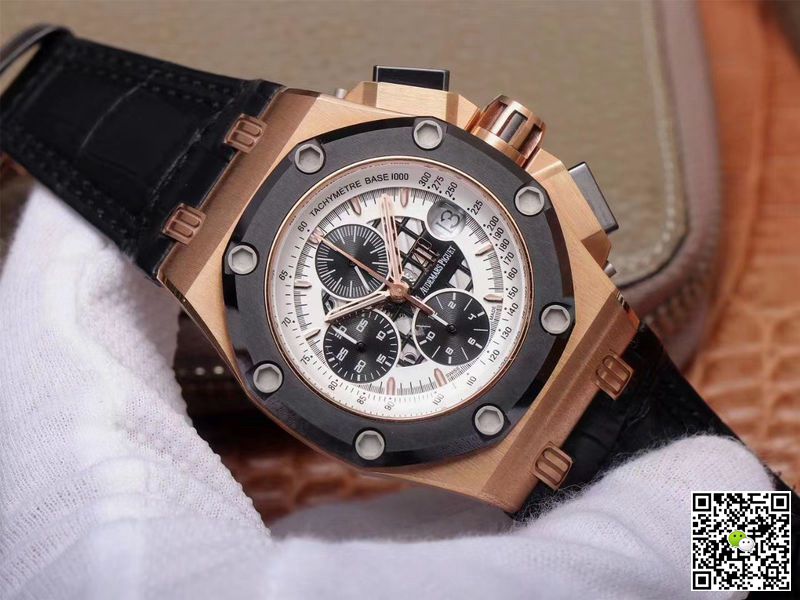 Replica Audemars P1g*et Royal Oak Offshore 26078RO.OO.D002CR.01 1:1 Best Edition JF Factory Rose Gold Swiss ETA3126