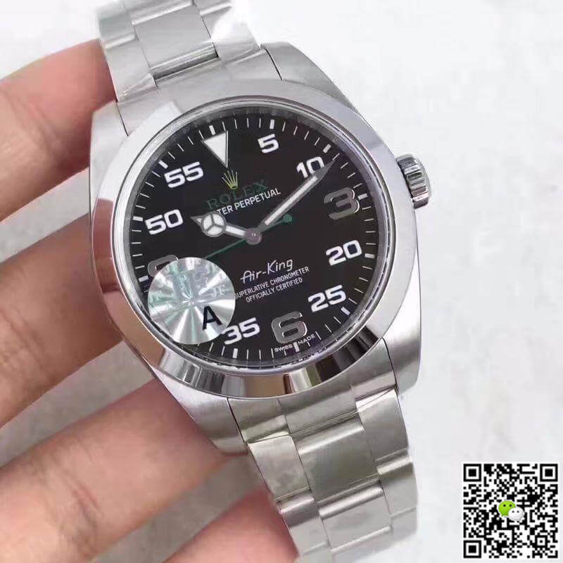 Replica R01ex Air-King 116900 JF Factory 1:1 Best Edition Swiss ETA3131 Black Dial