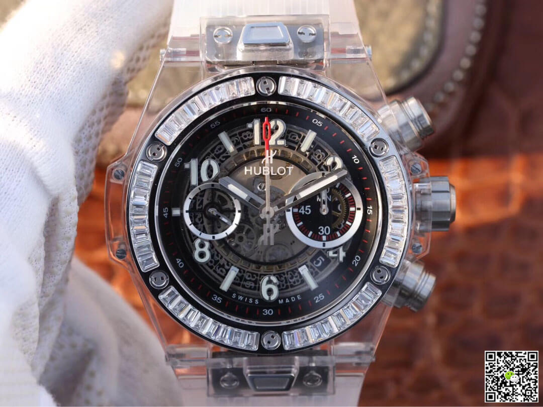 Replica Hublot Big Bang 411.JX.4802.RT 1:1 Best Edition White Rubber Strap