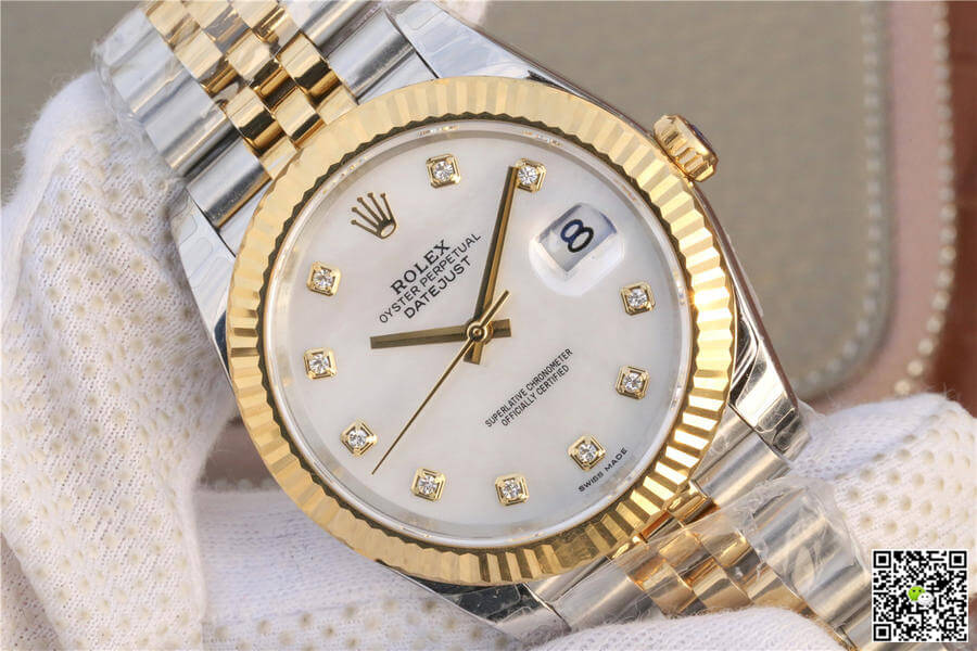 Replica R01ex Datejust M126333-0018 1:1 Best Edition EW Factory Yellow Gold