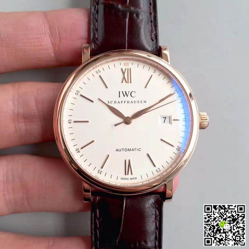 Replica IWC Portofino IW356504 MKS Facroty 1:1 Best Edition Swiss ETA2892 White Dial