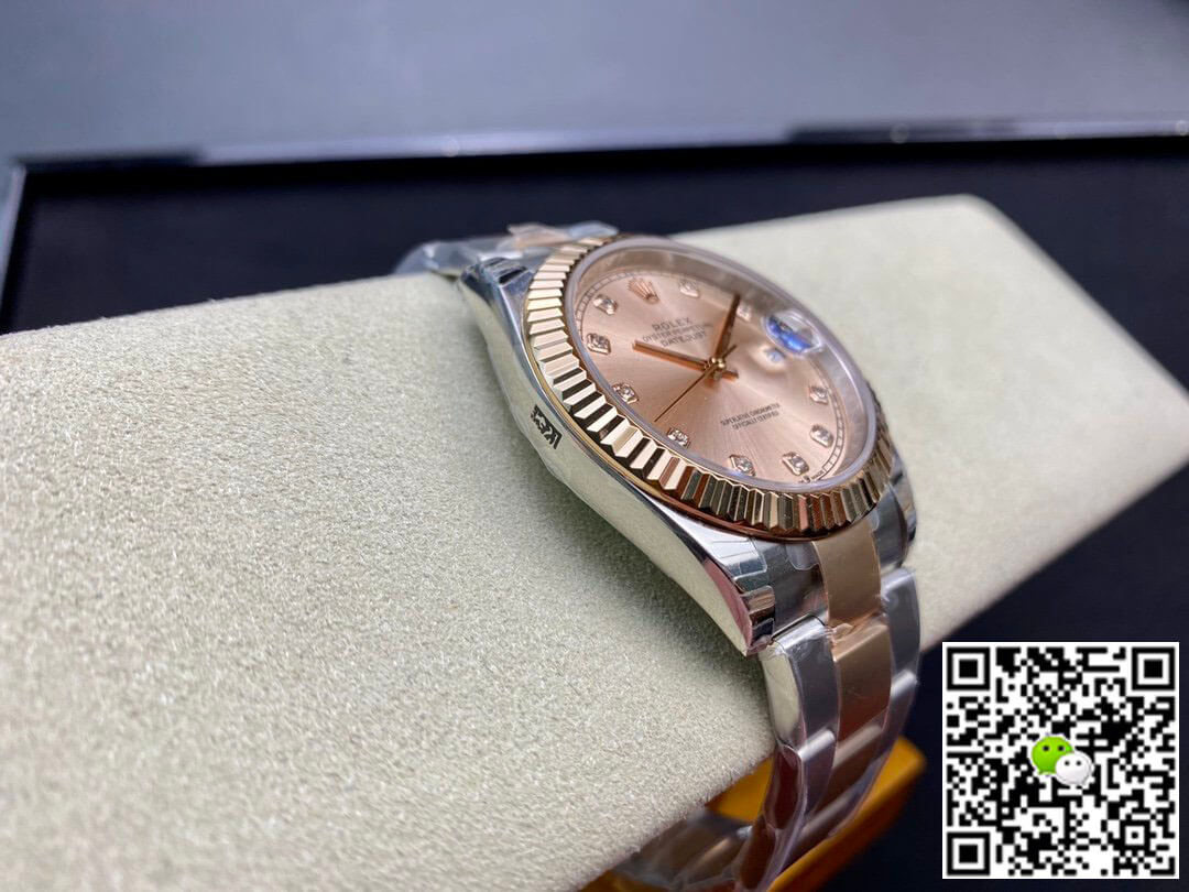 Replica R01ex Datejust M126331-0007 41MM 1:1 Best Edition EW Factory V3 Pink Dial