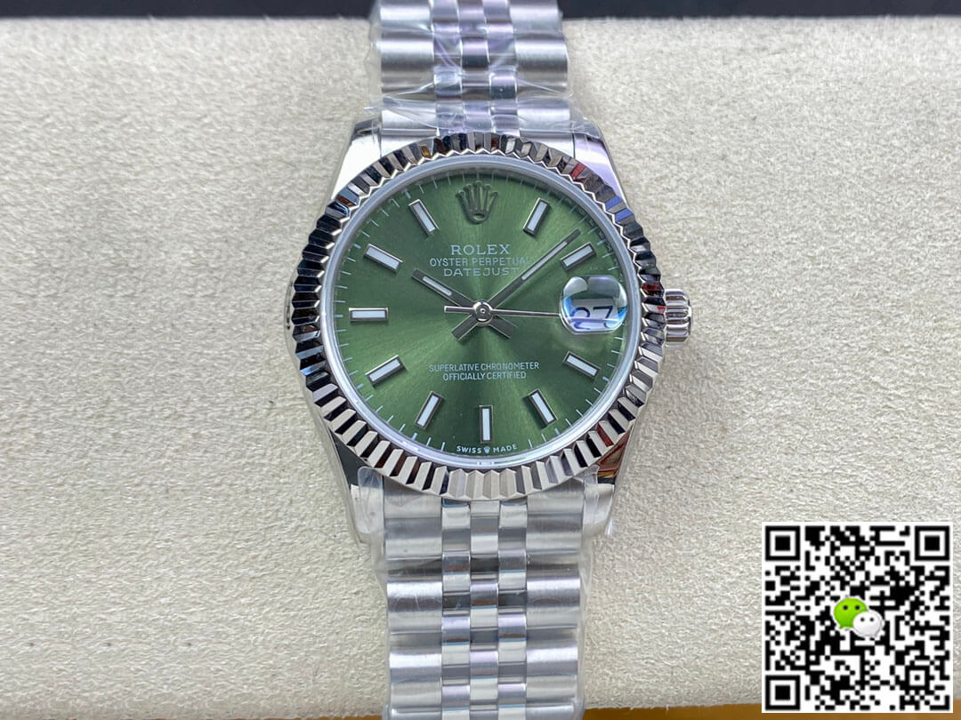 Replica R01ex Datejust M278274-0018 31MM 1:1 Best Edition EW Factory Green Dial
