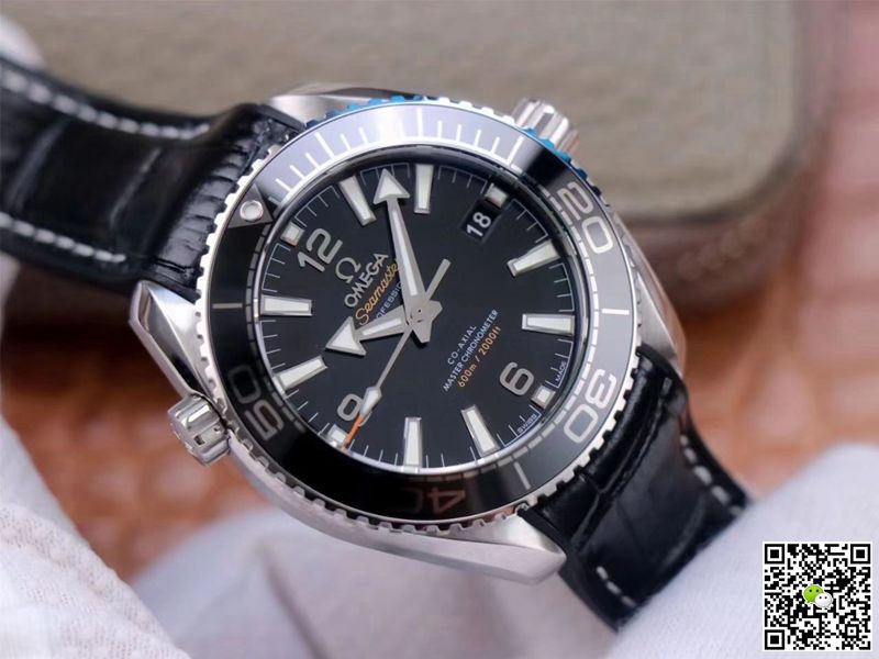 Replica 0me*ga Seamaster 215.33.40.20.01.001 Planet Ocean 600M 1:1 Best Edition VS Factory Black Dial Swiss ETA8800