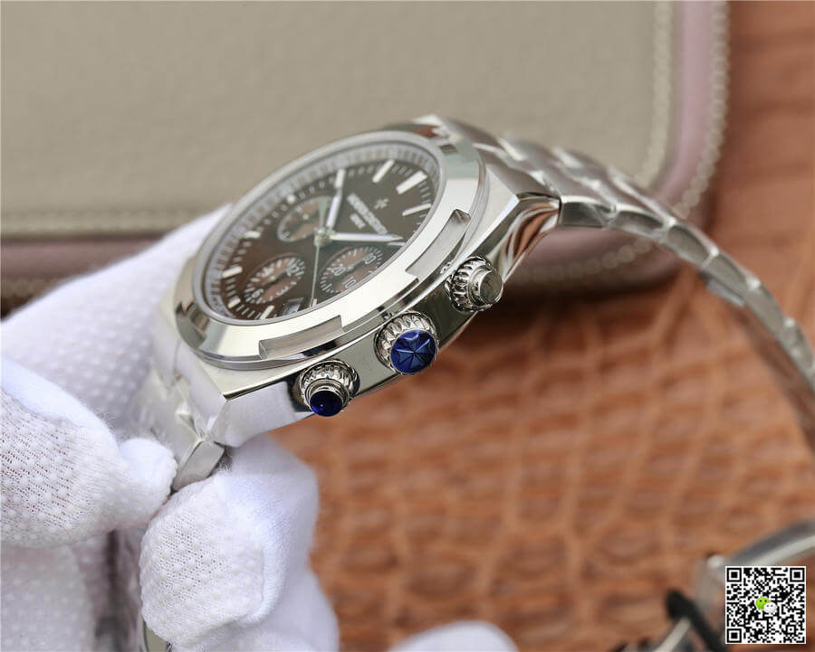 Replica Vacheron C0nstan1n Overseas 5500V/110A-B147 1:1 Best Edition 8F Factory V2 Brown Dial