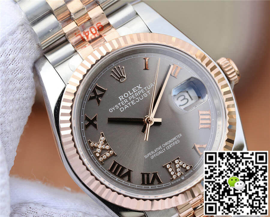 Replica R01ex Datejust M126231-0023 36MM 1:1 Best Edition GM Factory Grey Dial