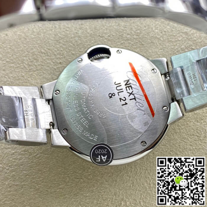 Replica Ballon Bleu De Ca*t1er 33MM 1:1 Best Edition AF Factory Mother-of-pearl Dial