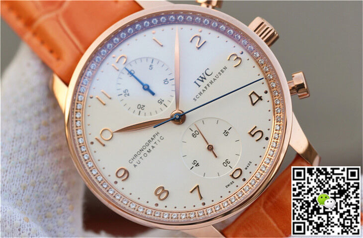 Replica IWC Portuguese ZF Factory 1:1 Best Edition Orange Strap