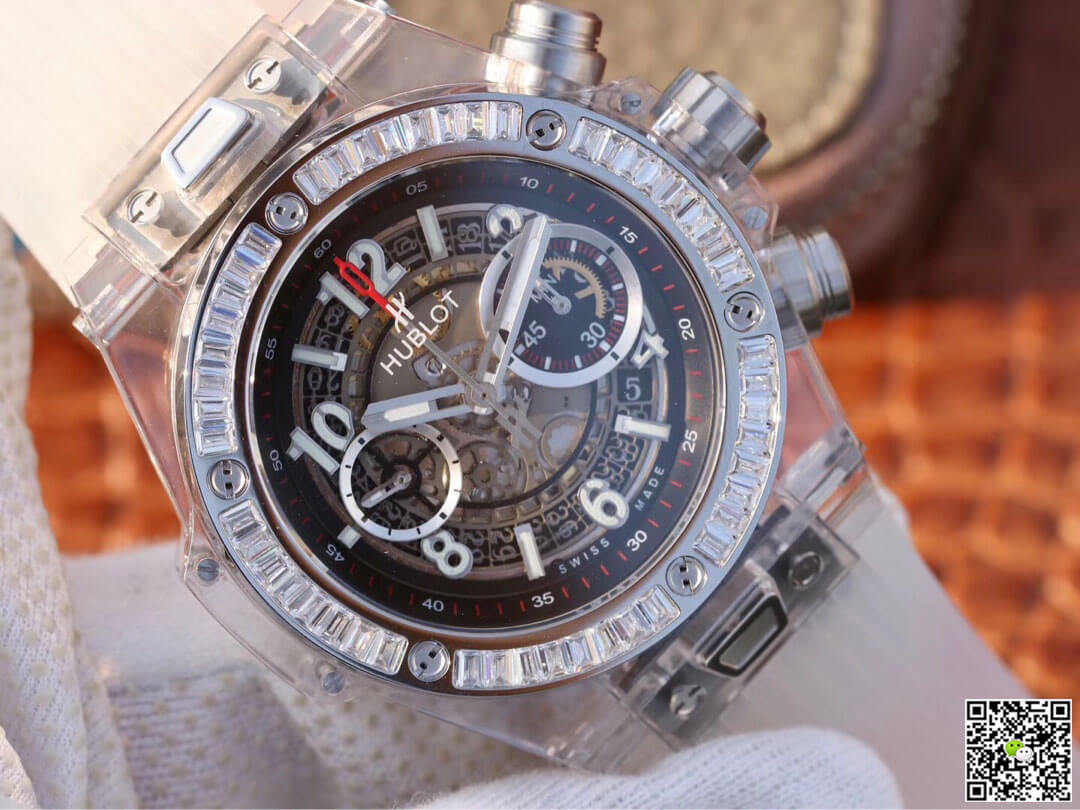 Replica Hublot Big Bang 411.JX.4802.RT 1:1 Best Edition White Rubber Strap