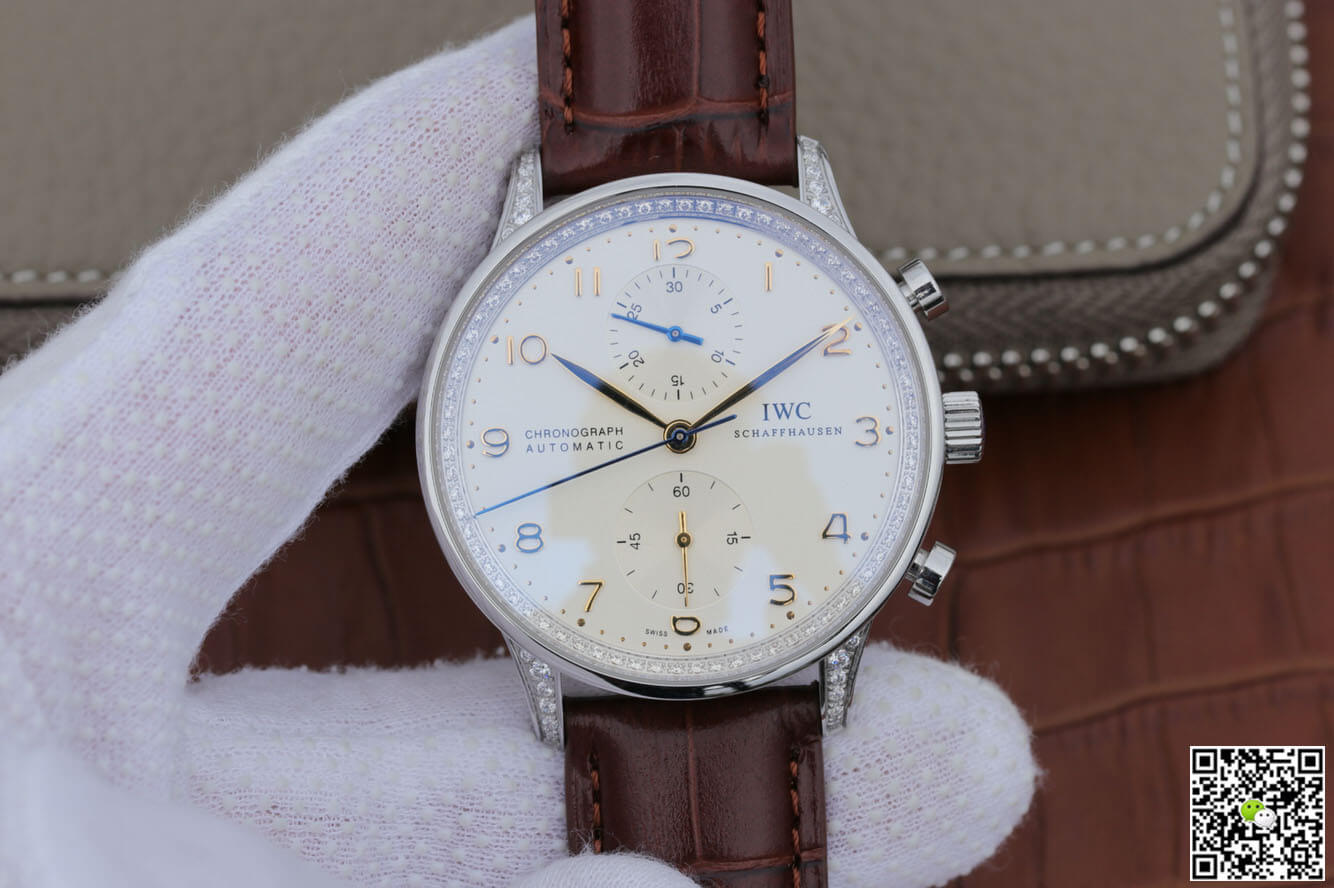 Replica IWC Portugieser IW371440 1:1 Best Edition ZF Factory V2 D1am0nd Bezel