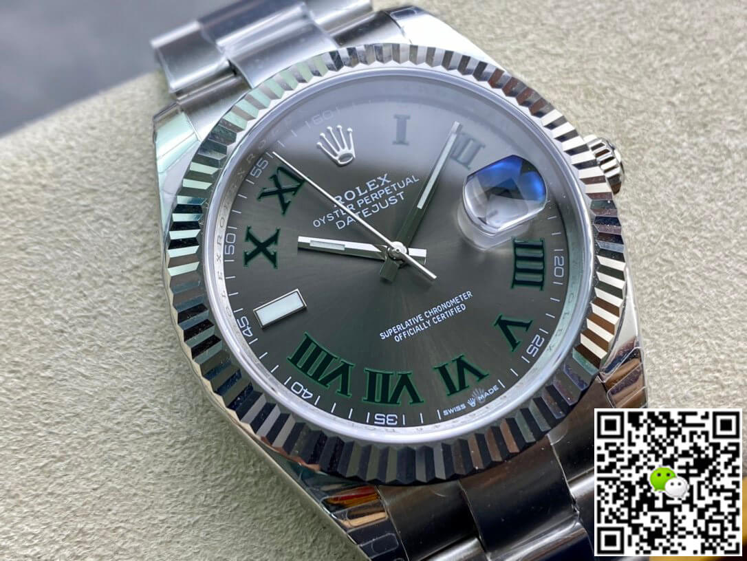 Replica R01ex Datejust M126334-0021 41MM 1:1 Best Edition EW Factory Grey Dial