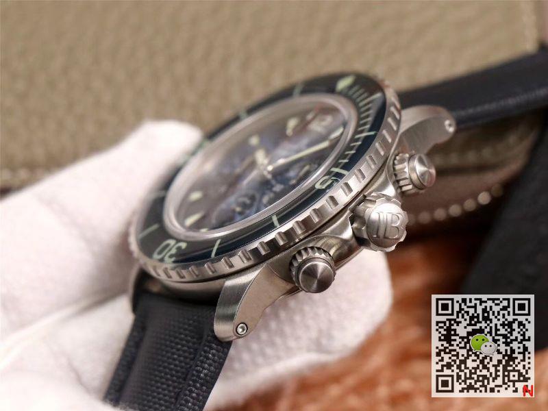 Replica Blancpain Fifty Fathoms 5085FB-1140-52B 1:1 Best Edition OM factory Blue Dial Swiss ETA7750