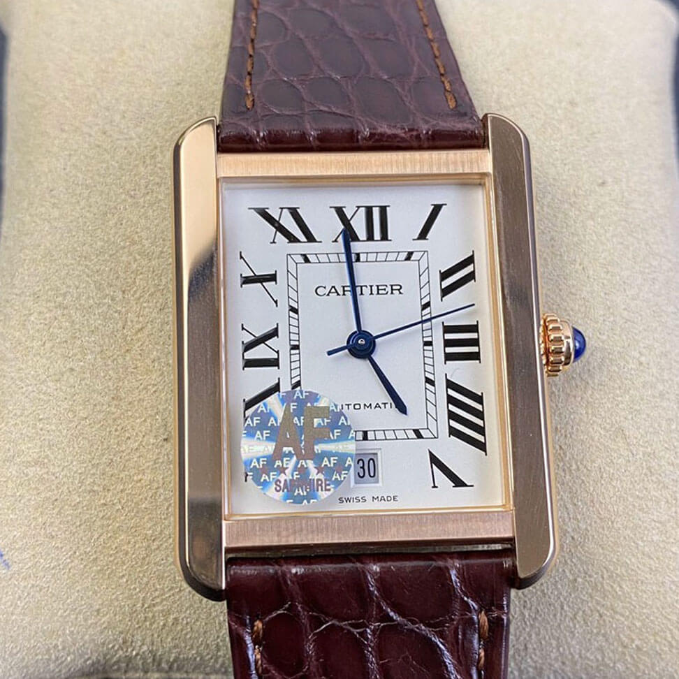 Replica Ca*t1er Tank W5200026 1:1 Best Edition AF Factory Rose Gold Case