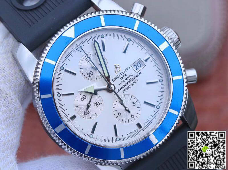Breitling Replica S*perocean Heritage II A1331217 OM Factory 1:1 Best Edition Swiss ETA7750 White Dial