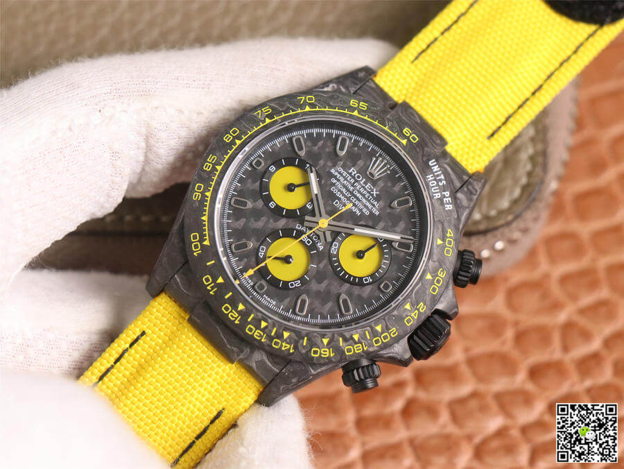 Replica R01ex Daytona Diw Retrofit Version 1:1 Best Edition WWF Factory Carbon Fiber Dial