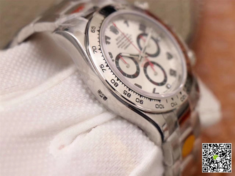 R01ex Daytona Replica Cosmograph 116509-78599 1:1 Best Edition Noob Factory White Dial Swiss ETA4130