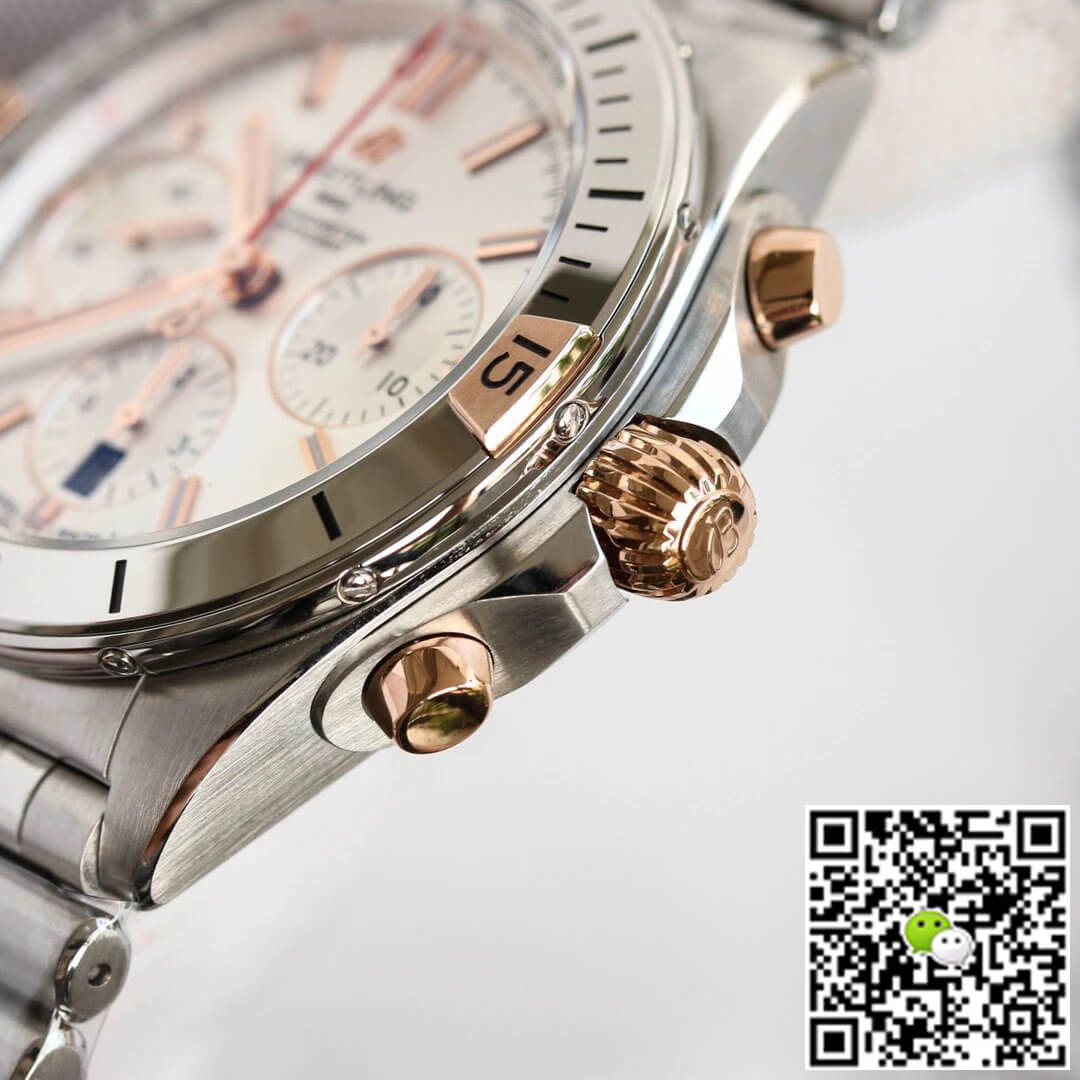 Replica Breitling Chronomat IB0134101G1A1 1:1 Best Edition GF Factory White Dial