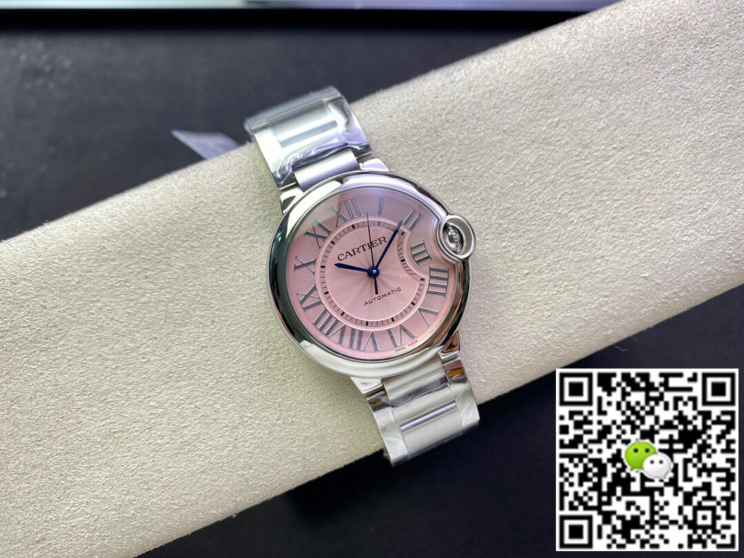 Replica Ballon Bleu De Ca*t1er 36MM WSBB0007 1:1 Best Edition 3K Factory Pink Dial