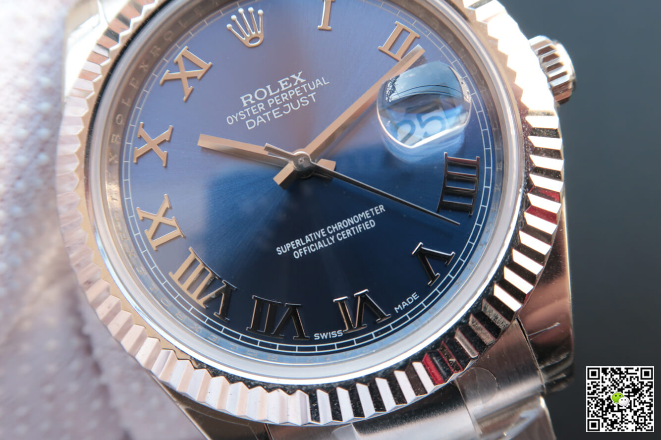 Replica R01ex Datejust 116334 41MM 1:1 Best Edition EW Factory Blue Dial