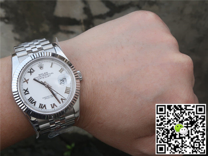 Replica R01ex Datejust M126234-0025 1:1 Best Edition GM Factory White Dial