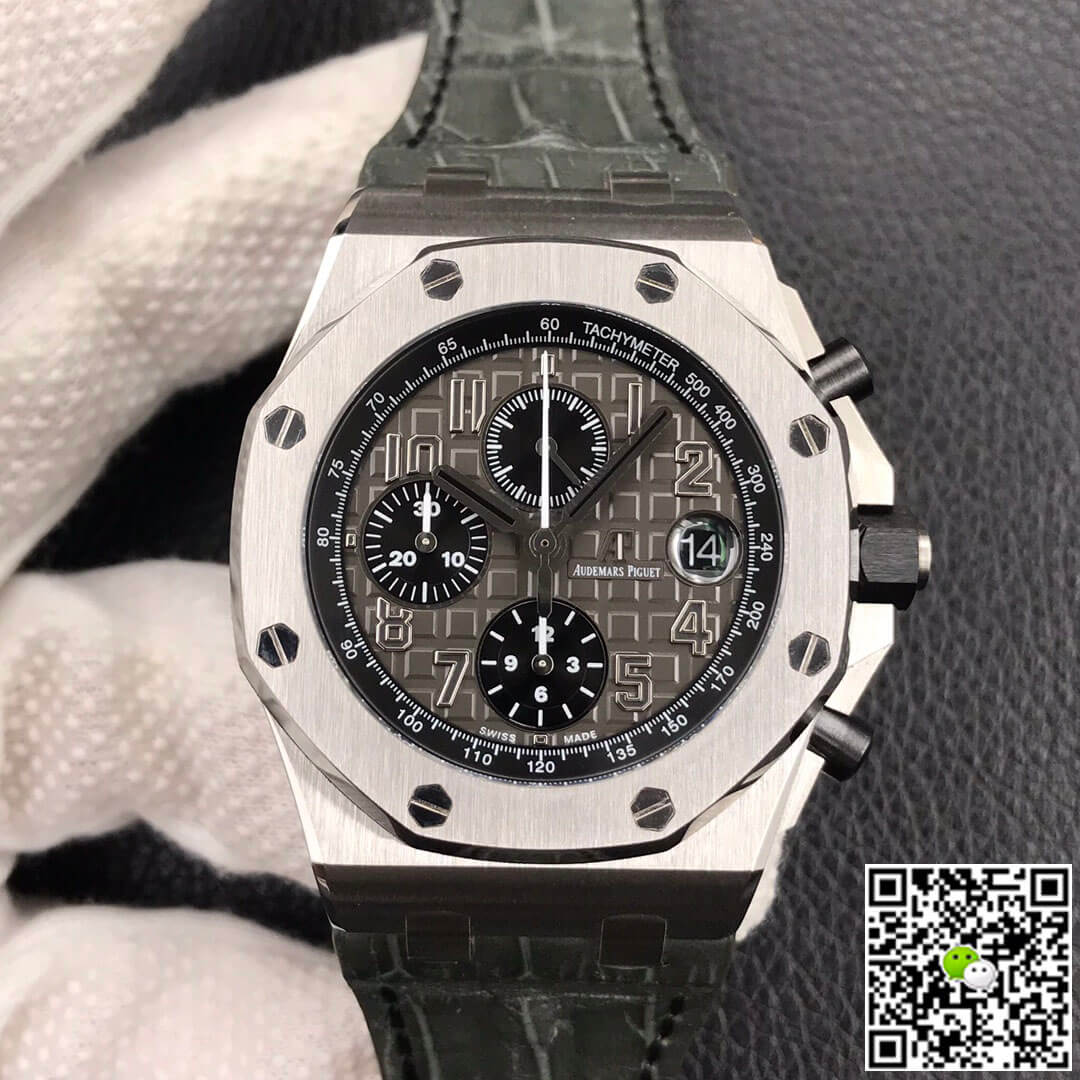 Replica Audemars P1g*et Royal Oak Offshore 26470ST.OO.A104CR.01 1:1 Best Edition JF Factory Dark Grey Dial