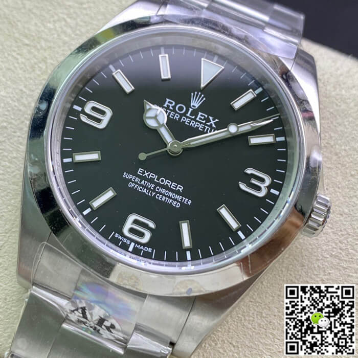 Replica R01ex Explorer M214270-0003 39MM 1:1 Best Edition AR Factory Black Dial