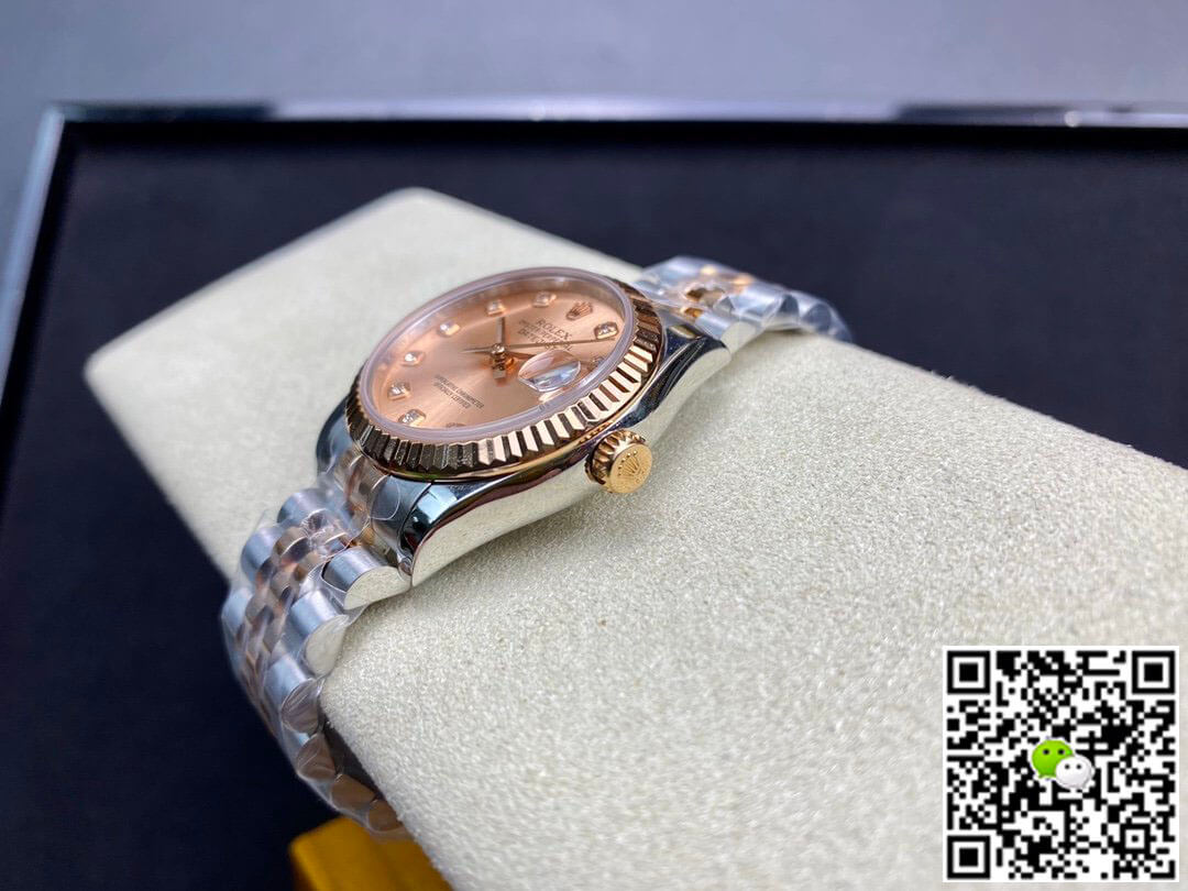 Replica R01ex Datejust M278271-0024 31MM 1:1 Best Edition EW Factory Rose Gold Dial