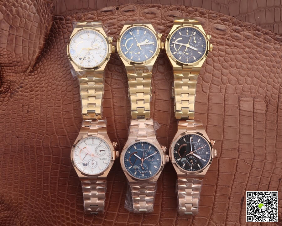 Replica Vacheron C0nstan1n Overseas 47450/B01J-9228 1:1 Best Edition TWA Factory 18K Yellow Gold