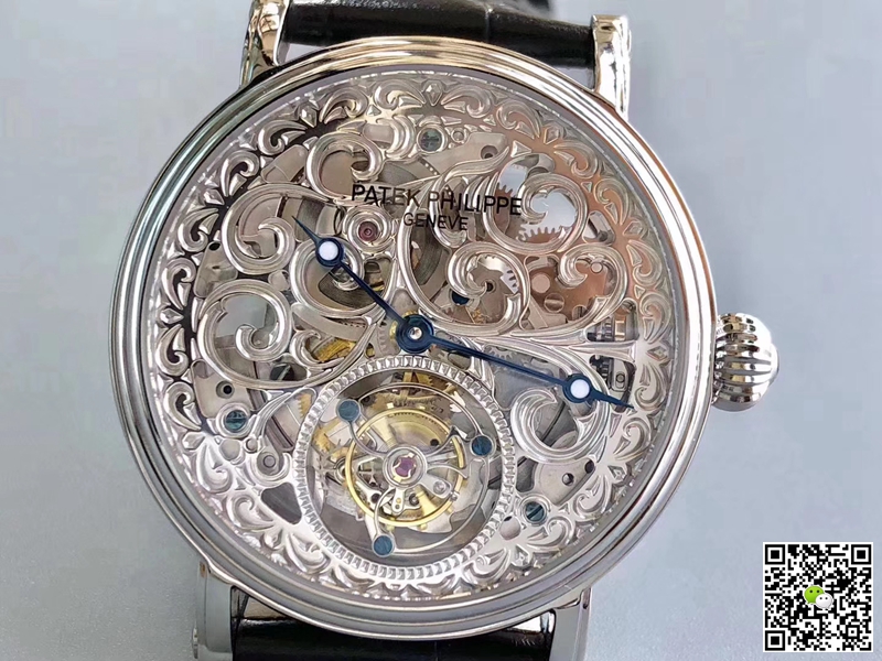 Pat*k Phi1i*pe Replica Tourbillon P83000 1:1 Best Edition Silver Dial Swiss Tourbillon