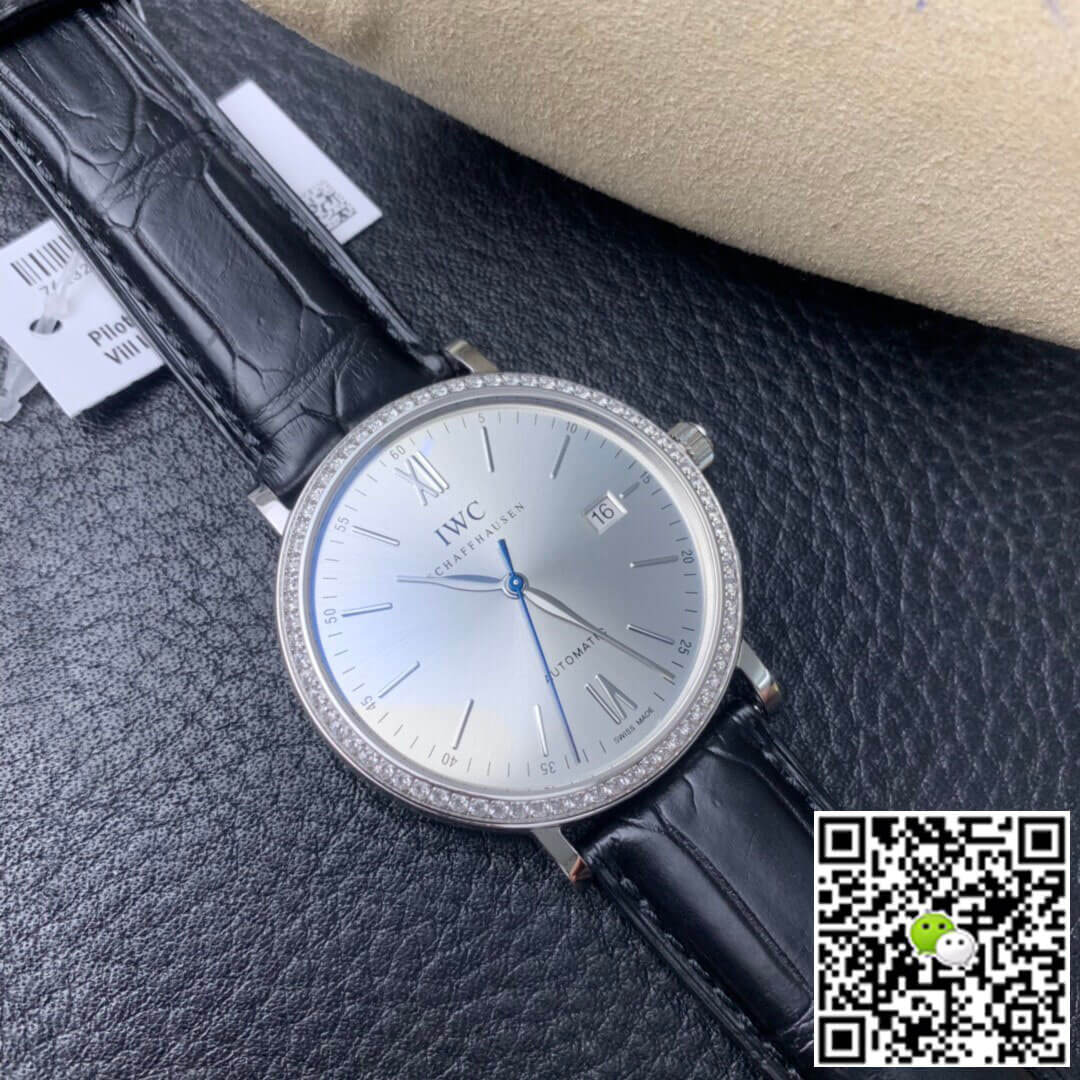 Replica IWC Portofino IW356514 1:1 Best Edition V7 Factory D1am0nd Bezel