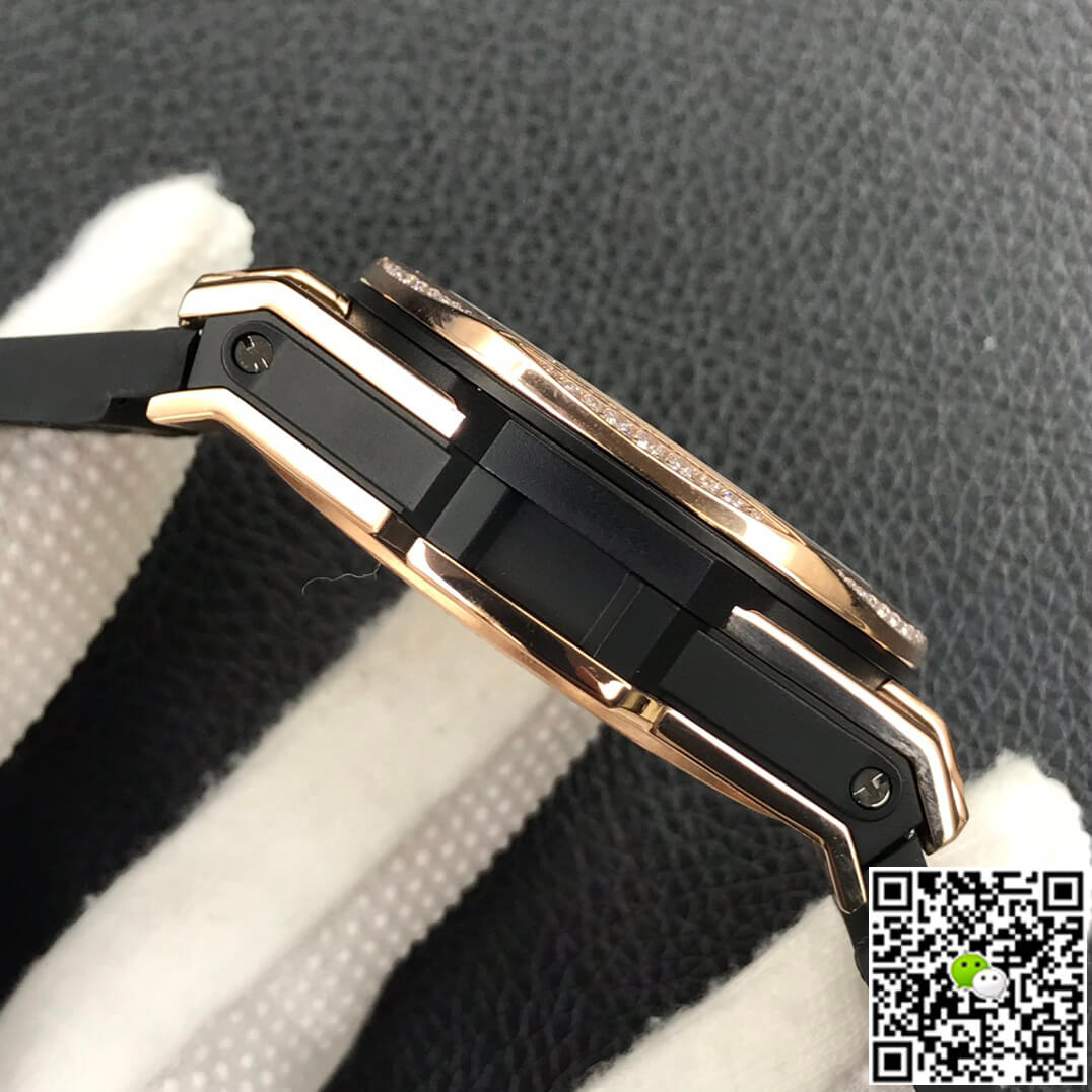 Replica Hublot Big Bang 1:1 Best Edition WWF Factory Gold Full D1am0nd Case