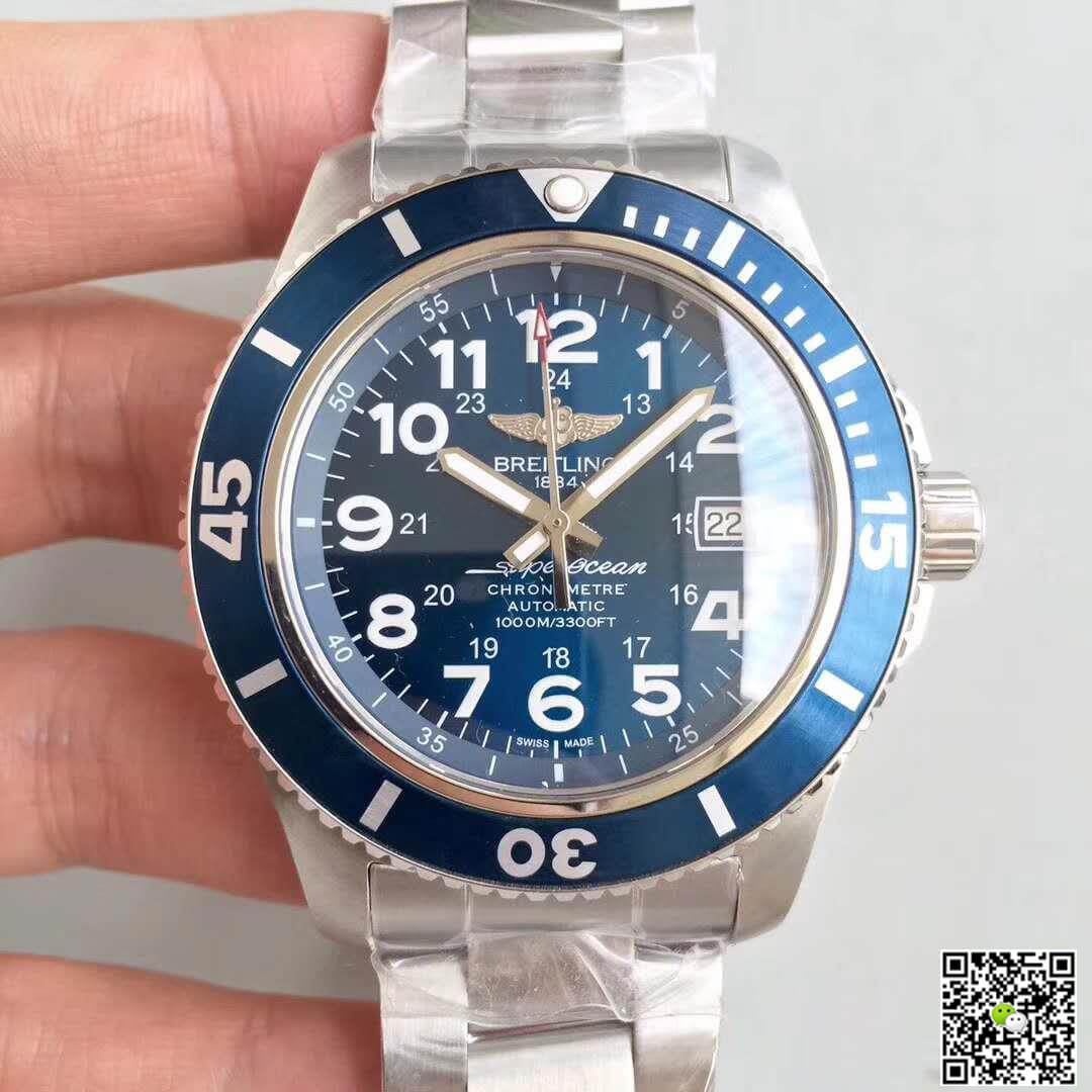 Breitling Replica S*perocean II A17392D7/BD68 GF Factory 1:1 Best Edition Swiss ETA2824 Blue Dial