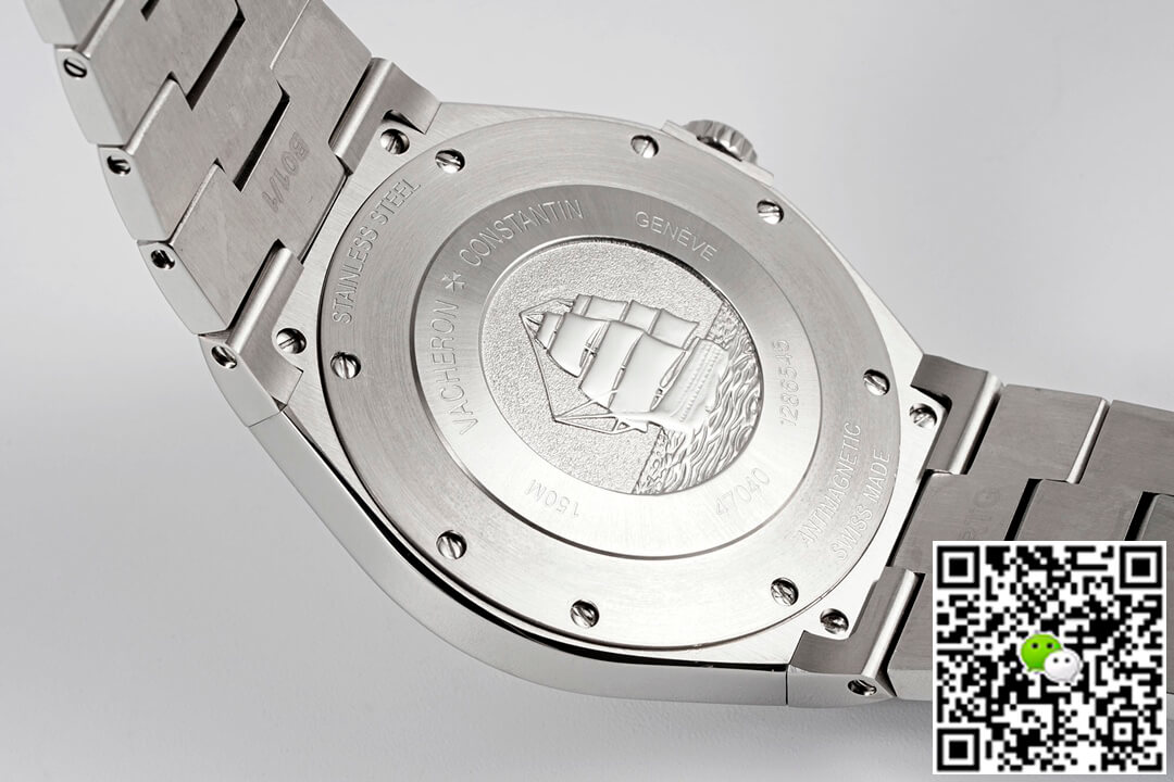 Replica Vacheron C0nstan1n Overseas 47040 1:1 Best Edition PPF Factory Stainless Steel Gray Dial