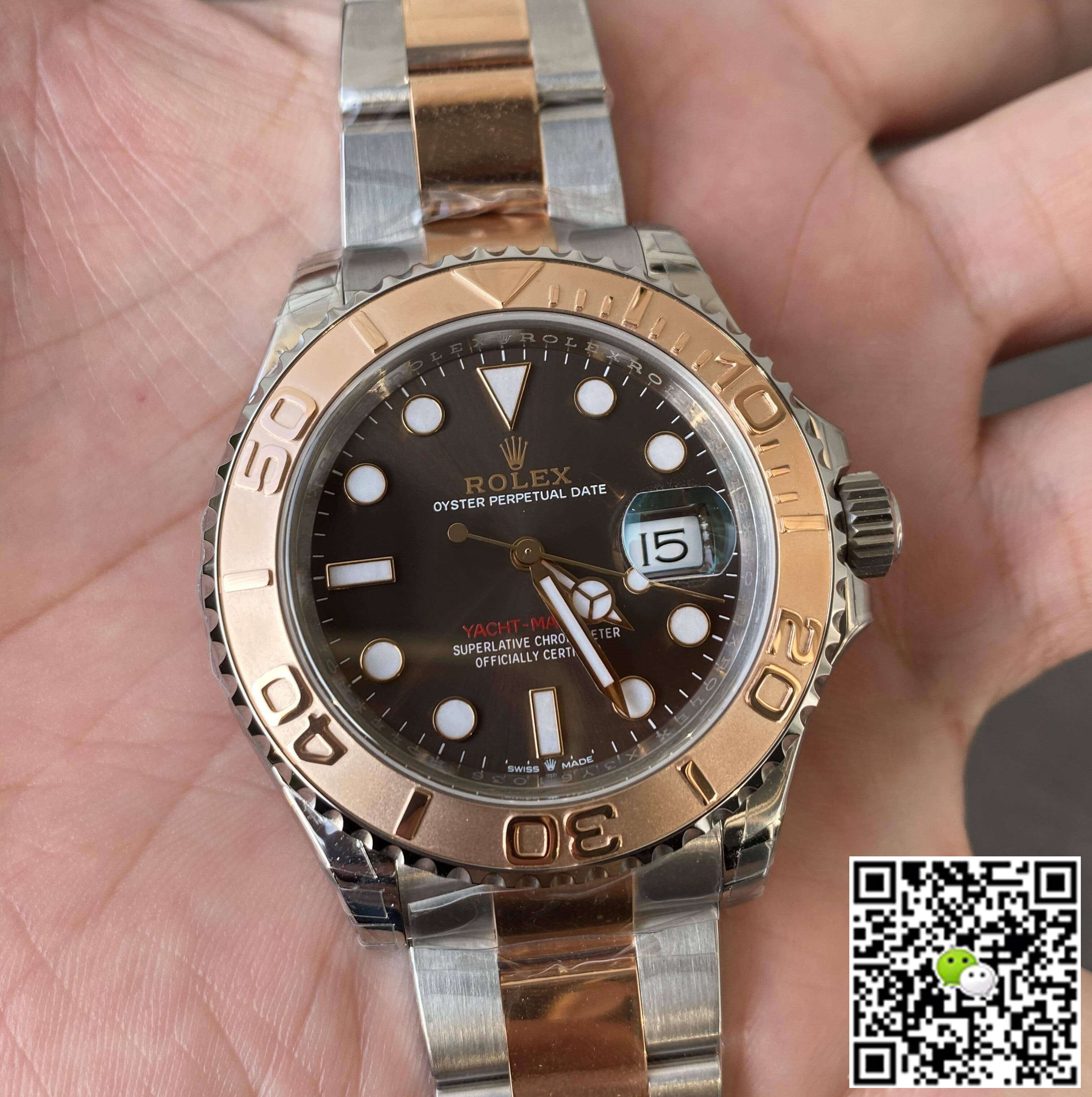 Replica R01ex Yacht Master M126621-0001 1:1 Best Edition VS Factory Chocolate Dial