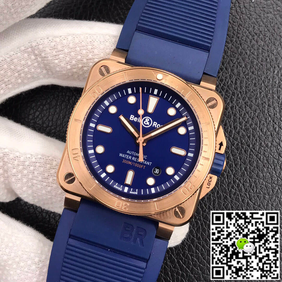 Replica Bell   Ross BR 03-92 1:1 Best Edition Blue Dial